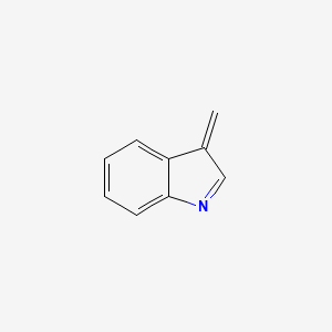 molecular formula C9H7N B1207975 3-亚甲基吲哚啉 CAS No. 40642-83-9