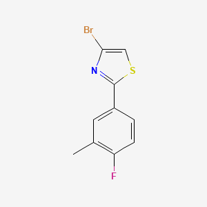 4-Bromo-2-(4-fluoro-3-methylphenyl)thiazole