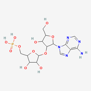 molecular formula C15H22N5O11P B12079866 O-beta-ribosyl(1''--2')adenosine-5''-phosphate 