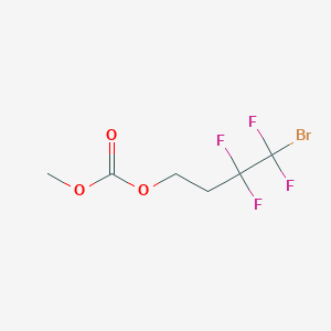 molecular formula C6H7BrF4O3 B12079897 4-Bromo-3,3,4,4-tetrafluorobutyl methyl carbonate 