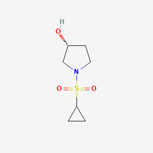 (3R)-1-(Cyclopropanesulfonyl)pyrrolidin-3-ol