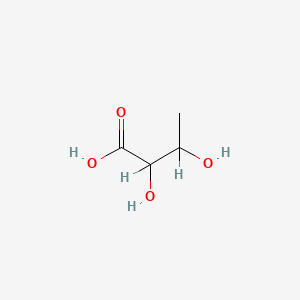 molecular formula C4H8O4 B1207994 2,3-Dihydroxybutanoic acid CAS No. 3413-97-6