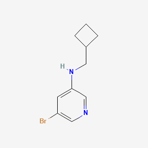 molecular formula C10H13BrN2 B12079942 5-bromo-N-(cyclobutylmethyl)pyridin-3-amine 