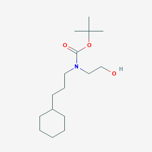 tert-Butyl (3-cyclohexylpropyl)(2-hydroxyethyl)carbamate