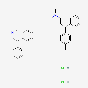 molecular formula C34H44Cl2N2 B1207998 Bronchodilat CAS No. 76986-90-8