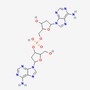 [5-(6-Aminopurin-9-yl)-2-(hydroxymethyl)oxolan-3-yl] [5-(6-aminopurin-9-yl)-3-hydroxyoxolan-2-yl]methyl hydrogen phosphate