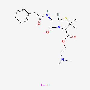 molecular formula C20H28IN3O4S B1208000 Lactopen CAS No. 71798-32-8