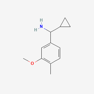 Cyclopropyl(3-methoxy-4-methylphenyl)methanamine