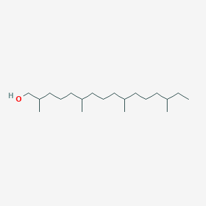 molecular formula C20H42O B1208005 2,6,10,14-Tetramethylhexadecan-1-ol CAS No. 72720-15-1