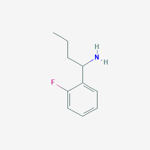 molecular formula C10H14FN B12080088 1-(2-Fluorophenyl)butan-1-amine 