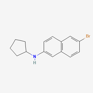 6-Bromo-N-cyclopentylnaphthalen-2-amine