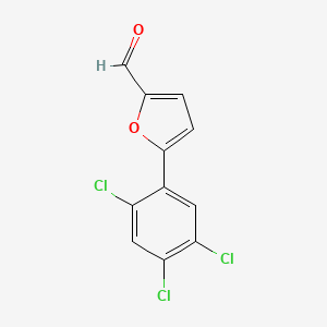 5-(2,4,5-Trichlorophenyl)furan-2-carbaldehyde