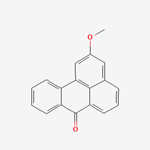molecular formula C18H12O2 B1208020 Methoxybenzanthrone CAS No. 6535-67-7