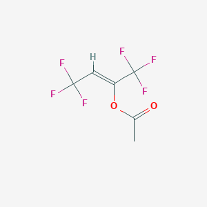 1,1,1,4,4,4-Hexafluorobut-2-en-2-yl acetate