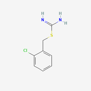 molecular formula C8H9ClN2S B1208022 2-Chlorobenzyl Carbamimidothioate 
