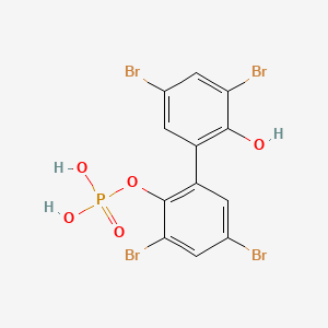 molecular formula C12H7Br4O5P B1208025 溴酚宁 CAS No. 21466-07-9