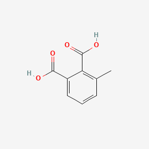 molecular formula C9H8O4 B1208027 3-甲基邻苯二甲酸 CAS No. 37102-74-2