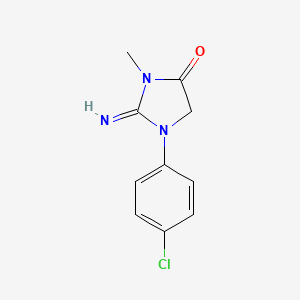 molecular formula C10H10ClN3O B1208029 Clazolimine CAS No. 40828-44-2