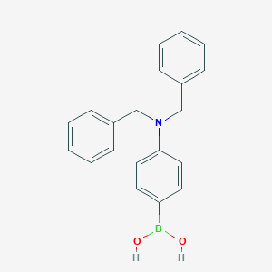 molecular formula C20H20BNO2 B120803 4-(N,N-二苄基氨基)苯硼酸 CAS No. 159191-44-3