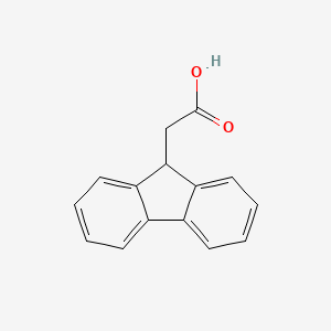 molecular formula C15H12O2 B1208043 9-Fluoreneacetic acid CAS No. 6284-80-6