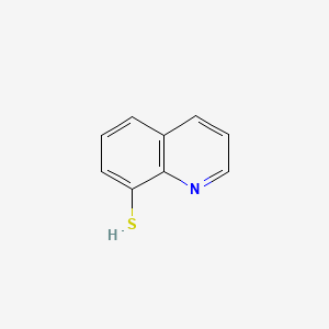 molecular formula C9H7NS B1208045 8-Mercaptoquinoline CAS No. 491-33-8