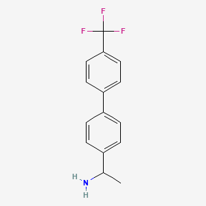 1-(4'-(Trifluoromethyl)-[1,1'-biphenyl]-4-yl)ethanamine