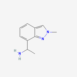 7-(1-Aminoethyl)-2-methyl-2H-indazole