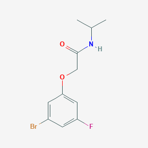 2-(3-Bromo-5-fluorophenoxy)-N-(propan-2-yl)acetamide