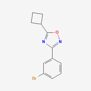 3-(3-Bromophenyl)-5-cyclobutyl-1,2,4-oxadiazole