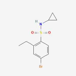 4-Bromo-N-cyclopropyl-2-ethylbenzenesulfonamide