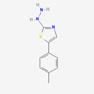 Thiazole, 2-hydrazinyl-5-(4-methylphenyl)-