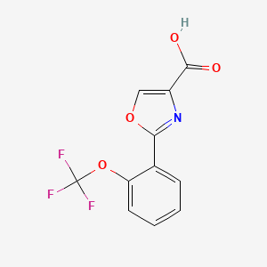 2-(2-(Trifluoromethoxy)phenyl)oxazole-4-carboxylic acid