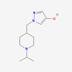 1-((1-Isopropylpiperidin-4-yl)methyl)-1H-pyrazol-4-ol