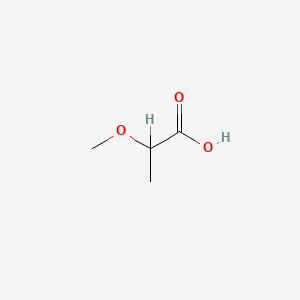 molecular formula C4H8O3 B1208107 2-甲氧基丙酸 CAS No. 4324-37-2
