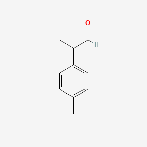 molecular formula C10H12O B1208121 2-(4-甲基苯基)丙醛 CAS No. 99-72-9