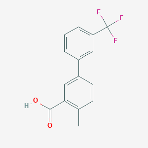 4-Methyl-3'-(trifluoromethyl)biphenyl-3-carboxylic acid