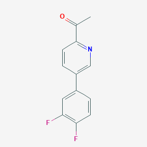 1-(5-(3,4-Difluorophenyl)pyridin-2-yl)ethanone