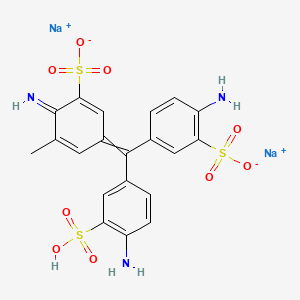 B1208129 Acid violet 19 CAS No. 3244-88-0