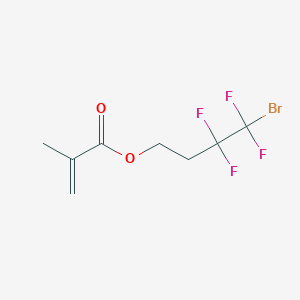 molecular formula C8H9BrF4O2 B12081308 4-Bromo-3,3,4,4-tetrafluorobutyl methacrylate 