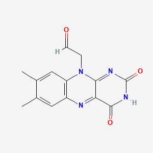 B1208133 7,8-Dimethyl-10-formylmethylisoalloxazine CAS No. 4250-90-2