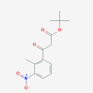 tert-Butyl 3-(2-methyl-3-nitrophenyl)-3-oxopropanoate