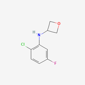 N-(2-chloro-5-fluorophenyl)oxetan-3-amine