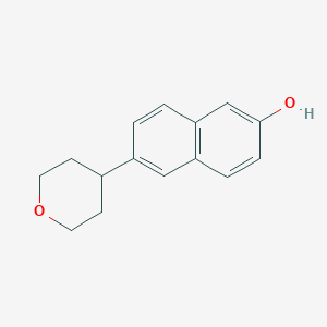 6-(Tetrahydro-2H-pyran-4-yl)naphthalen-2-ol