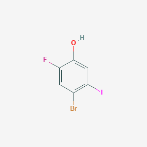 4-Bromo-2-fluoro-5-iodophenol