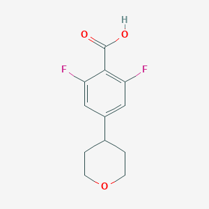 2,6-Difluoro-4-(tetrahydro-2H-pyran-4-yl)benzoic acid