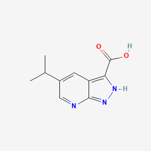 5-Isopropyl-1H-pyrazolo[3,4-b]pyridine-3-carboxylic acid