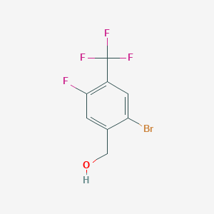 2-Bromo-5-fluoro-4-(trifluoromethyl)benzyl alcohol