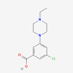 3-Chloro-5-(4-ethylpiperazin-1-yl)benzoic acid