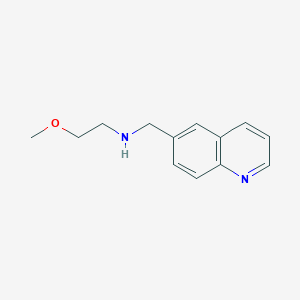 (2-Methoxyethyl)[(quinolin-6-yl)methyl]amine