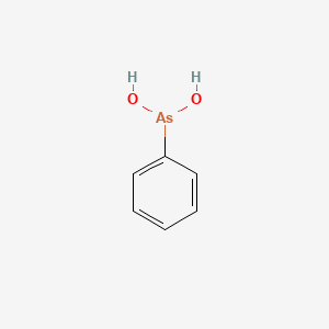 molecular formula C6H7AsO2 B1208177 苯基砷酸 CAS No. 25400-22-0